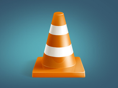 Road Cone icon icons orange road cone