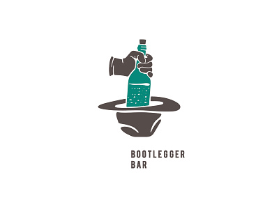 Bootlegger bar logo bar logo vector