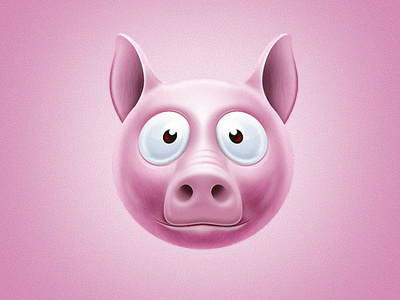 Piggy sketch icon