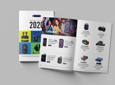 Unno Tekno 2020 Catalog 2020 brochure catalog catalog design design graphic design