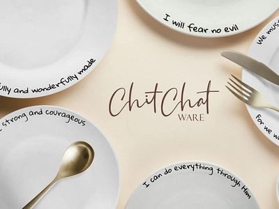 Chit Chat Ware product photography