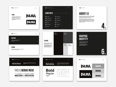 Inura Branding Guidelines branding branding guidelines graphic design