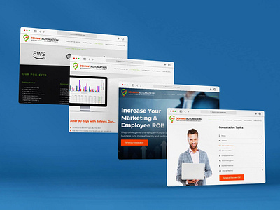 Johnny Automation website design