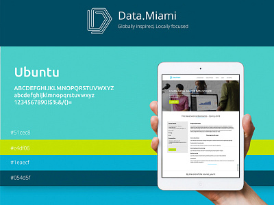 Data Miami Branding branding data data science data.miami design identity logo logo design miami tech technology technology brand