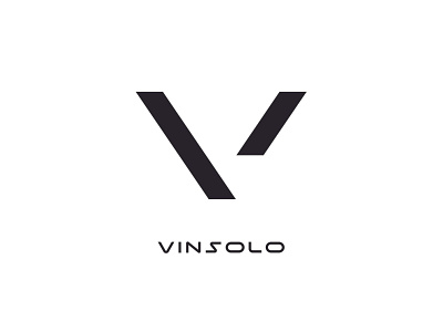 Vinsolo Dj logo design black branding dj dj branding dj logo electro logo music ulyta