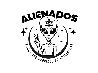 Alienados alienados branding design graphic graphic design illustration logo logo design miami