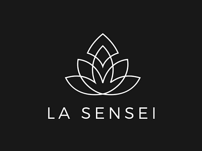 La sensei branding design graphic graphic design hotel identity illustration logo logo design meditation miami mind mindfull yoga