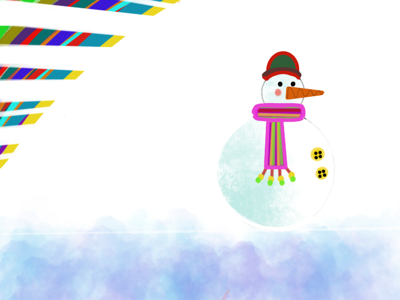 Snowman clean colors design ideas illustration snowman travel winter land winters