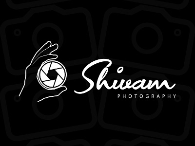 Shivam Photography Logo Design branding concept illustrator logo photographer