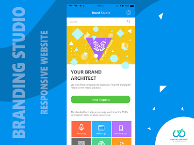 Branding Studio Mobile Website