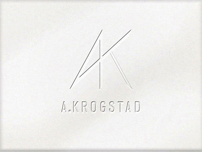 A.Krogstad Logodraft identity logo profile symbol