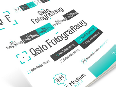 Oslo Fotograflaug visual profile color identity logo profile symbol type
