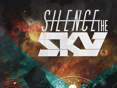 Silence the sky logodraft band cover logo