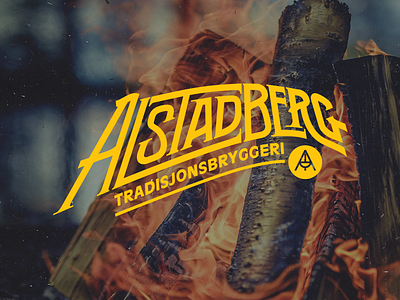 Alstadberg Traditionbrewery identity logo type typography