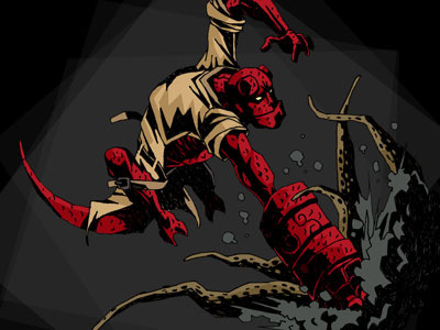 Hellboy fan-art fan art illustration