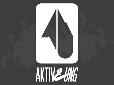 Aktiv & Ung Logo identity logo profile type