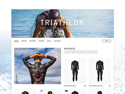 Collection Page bike collection page ecommerce editorial run shopify sports swim triathlon
