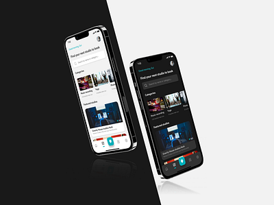 Booking app concept dark theme discover figma interface design ios light theme uidesig