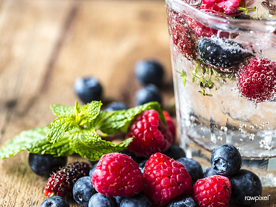 Mixed berry infused water recipe