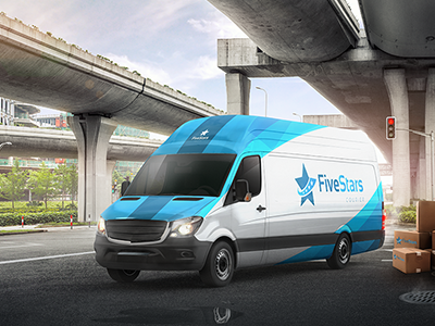 FiveStars Courier branding