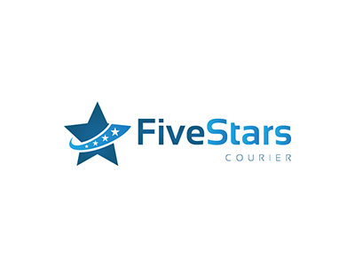 Logo FiveStars Courier branding logo