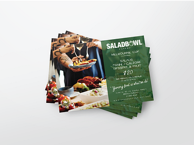 Salad Bowl Flyer a6 branding flyer marketing