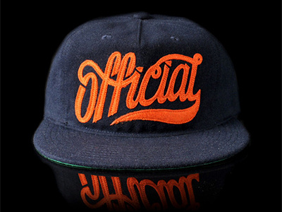 Official Skate Logo Lettering design hat lettering