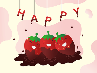 Happy Strawberries