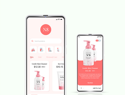 Beauty Product UI adobexd mockupdesign ui uidesign