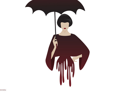 Umbrella Girl desaingrafis design girl illustration graphicdesign illustration umbrella umbrellagirl vector