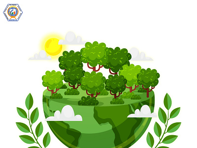 World forest day desaingrafis design forest forestillustration graphicdesign illustration vector