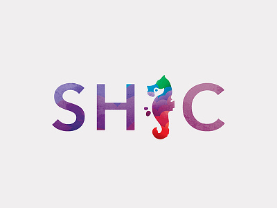 SHC animal branding canine dog trainer dogs logo logo design logo form logo mark sea sea animal seahorse
