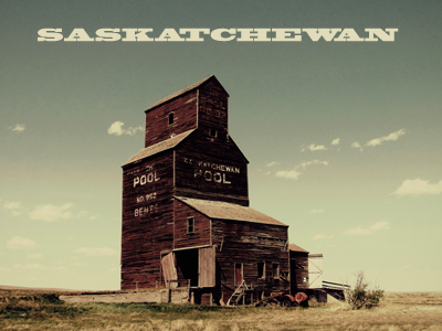 Saskatchewan desaturated grain elevator prairie saskatchewan sk western