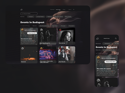 Theatre Responsive Website