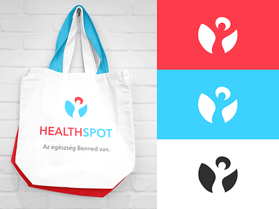Healthspot - Minimal Logo & Brand brand design clean colorful eco health healthcare healthy lifestyle logo design medical