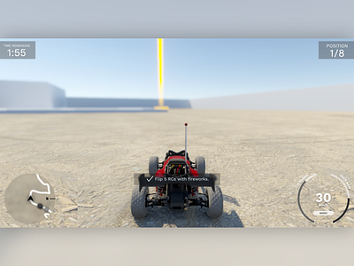 RC Car Game Design blur car control panel game race racecar racing car rc remote control ui weapons
