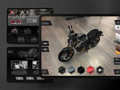 Honda Augmented Reality Bikes ar augmented reality bike honda ipad ipad pro ipadpro motorbike motorcycle motorsport