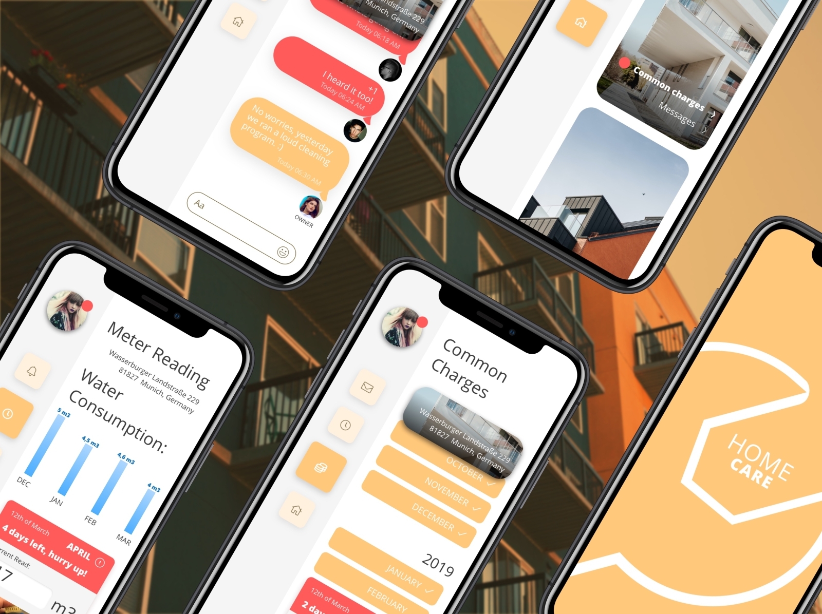 Condo Management App Design By Benjamin Juhasz On Dribbble   Condo1 4x 