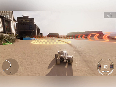 RC Car Game UI battle car game gamedesign pocketcars race racecar ui ux