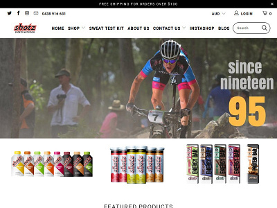 Shotz Nutrition e commerce ecommerce shopify sports nutrition