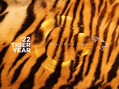 Roar like a Tiger branding identity visual
