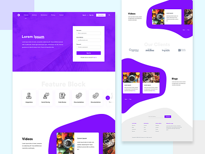 Web template app branding clean color design icon iphone ui ux web website