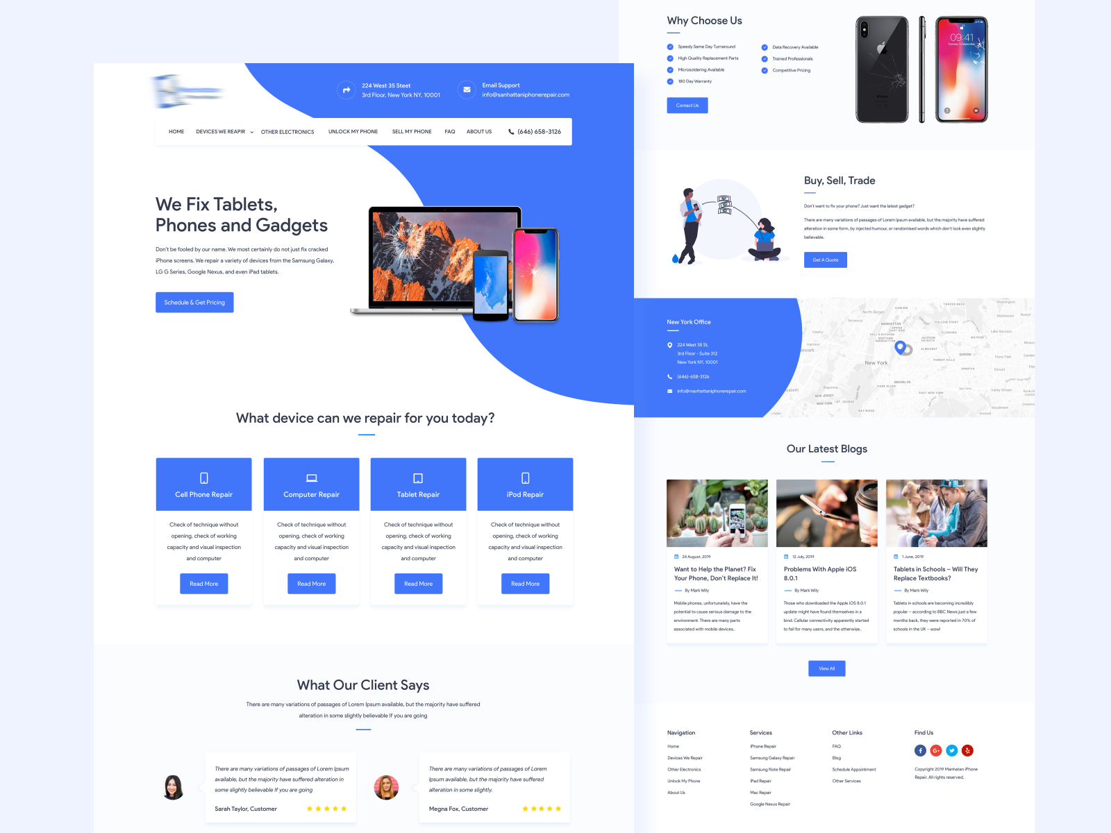 Web Template by iApp Technologies LLP on Dribbble