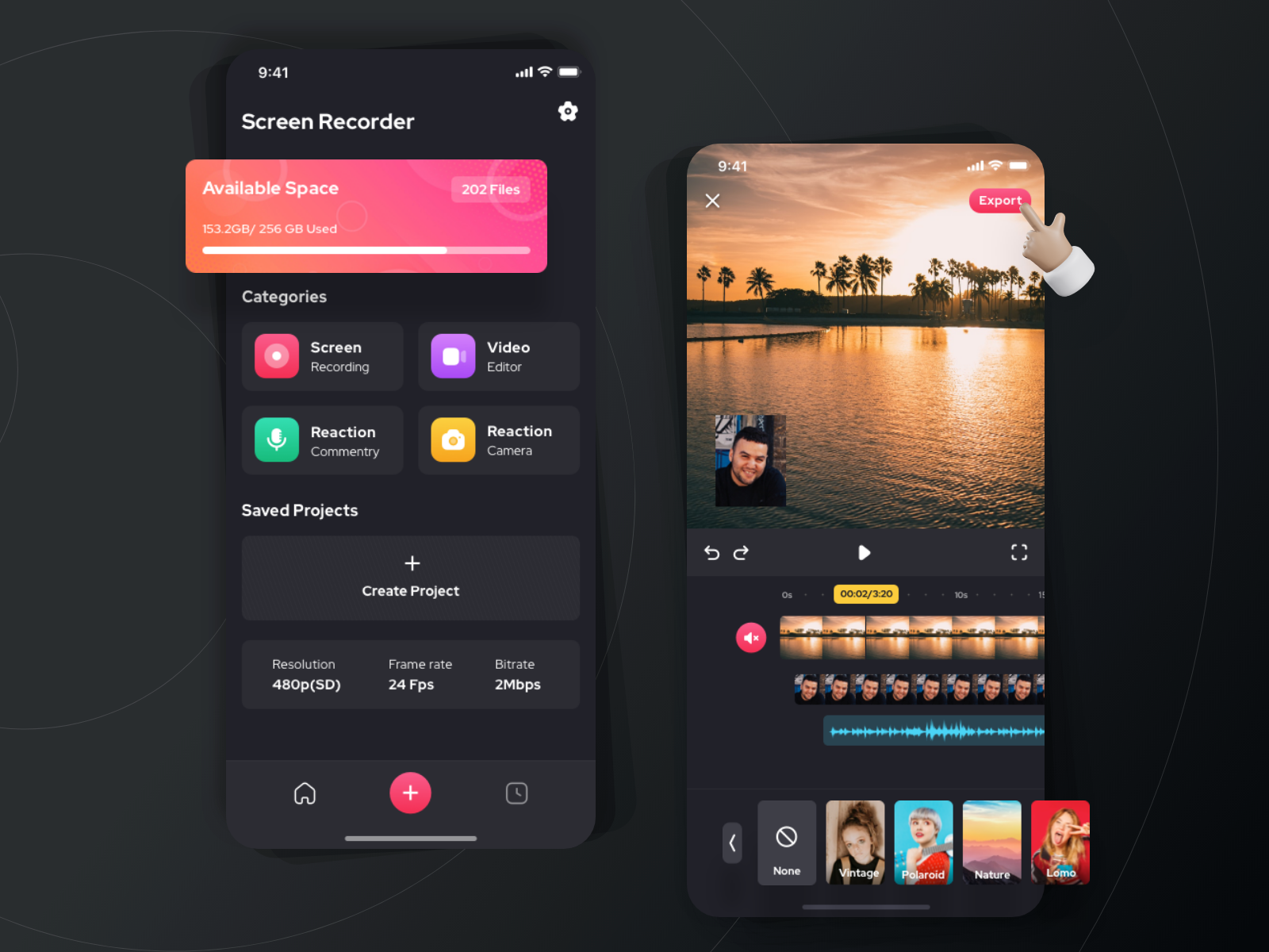 Screen Recorder UI by iApp Technologies LLP on Dribbble