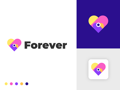 Forever 3d animation app branding clean design graphic design illustration iphone logo motion graphics ui ux website