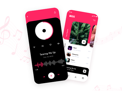 🎵 Music player app album apple clean dashboard design joox media minimalism music netflix play playlist podcast radio song spotify streaming ui ux web