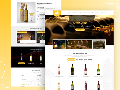 Olympia Liquor - Website Design