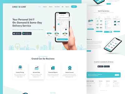 Crowd Car - Website Design