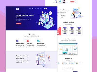 Marketing Analutics PSD Template