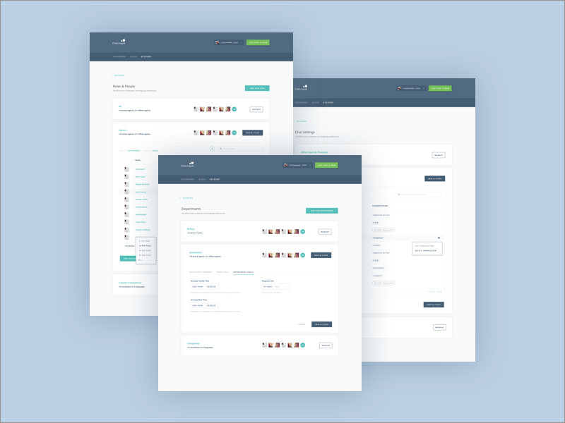 Account Settings Pages by Melanie Gower on Dribbble
